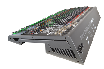 Audio Mixer 28 Mono + 2 Stereo Music Channels Dual Effects and Bluetooth